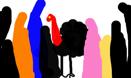 This turkey took refuge in Iran not willing to be sacrified.jpg